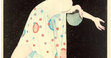 DANSERES, Kobayakawa Kiyoshi (1889- 1948). Kleurenhoutsnede op papier, 1932, P0140. Collectie Elise Wessels – Nihon no hanga