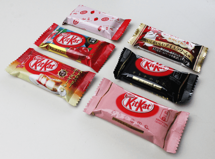 Product Review: KitKat Otona no Amasa, Shinshu Apple, Wa Ichigo, Ice Cream, Strawberry Cheesecake & Raspberry