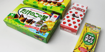 Product Review: Meiji – Kinoko no Yama, Takenoko no Sato, Apollo Strawberry & Banana Choco