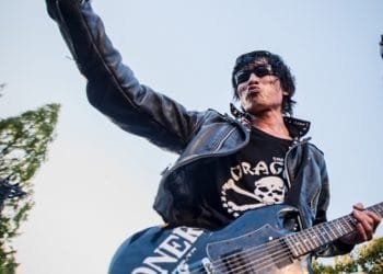 Guitar Wolf at Burger Boogaloo, Mosswood Park, Oakland 2017. Photo: Aaron Rubin