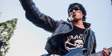 Guitar Wolf at Burger Boogaloo, Mosswood Park, Oakland 2017. Photo: Aaron Rubin