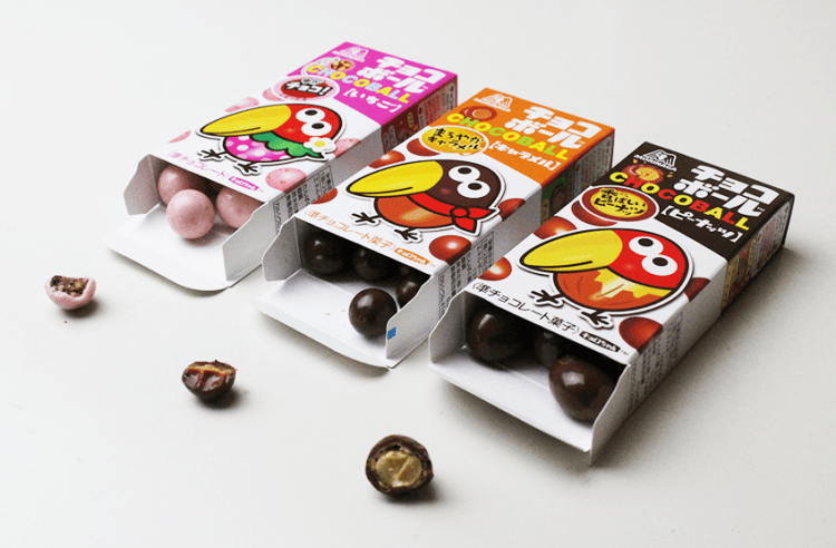 Product Review: Morinaga Choco Balls – Strawberry, Caramel & Peanut