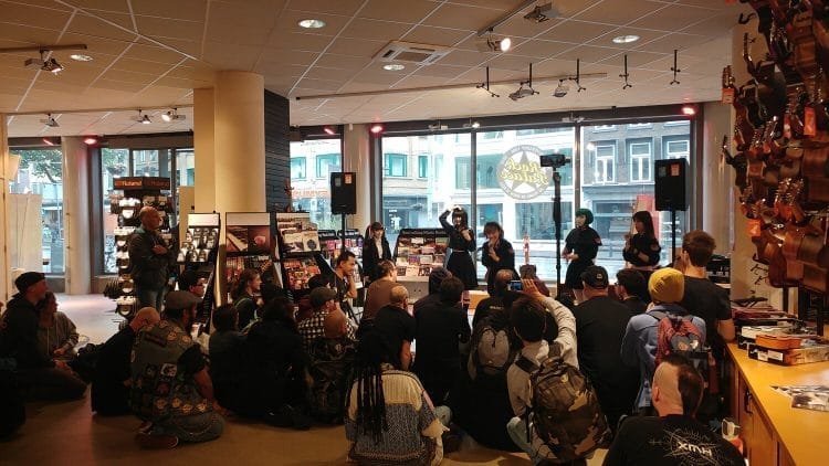 NECRONOMIDOL creates unusual in-store at Rock Palace