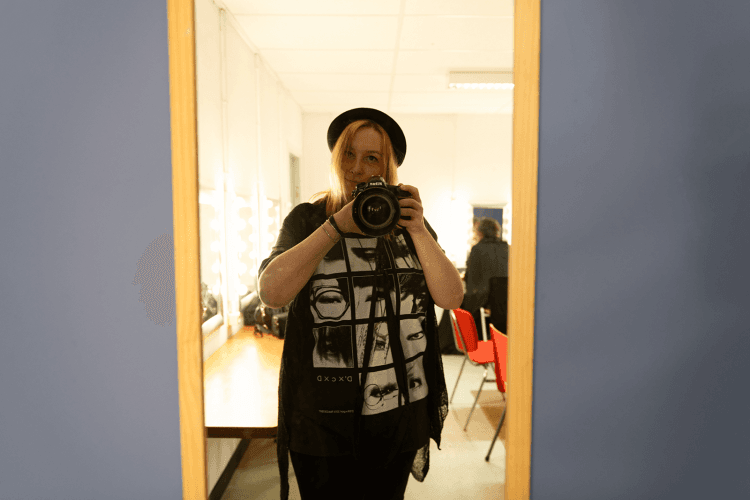 AVO J-Music Festival 2018 | Francisca Hagen self portrait before the show started