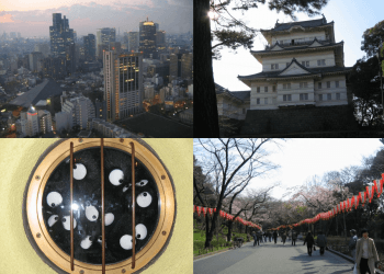 Photo collage of the first trip to Japan by Rob Arrowsmith