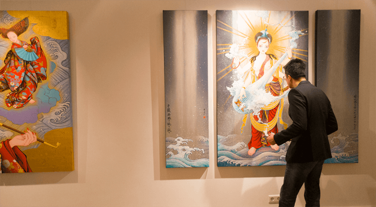 Yoshiyasu Tamura at KYAS ART SALON | Photography: Francisca Hagen