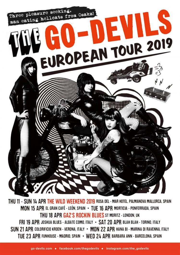 The Go-Devils tourt momenteel door Europa