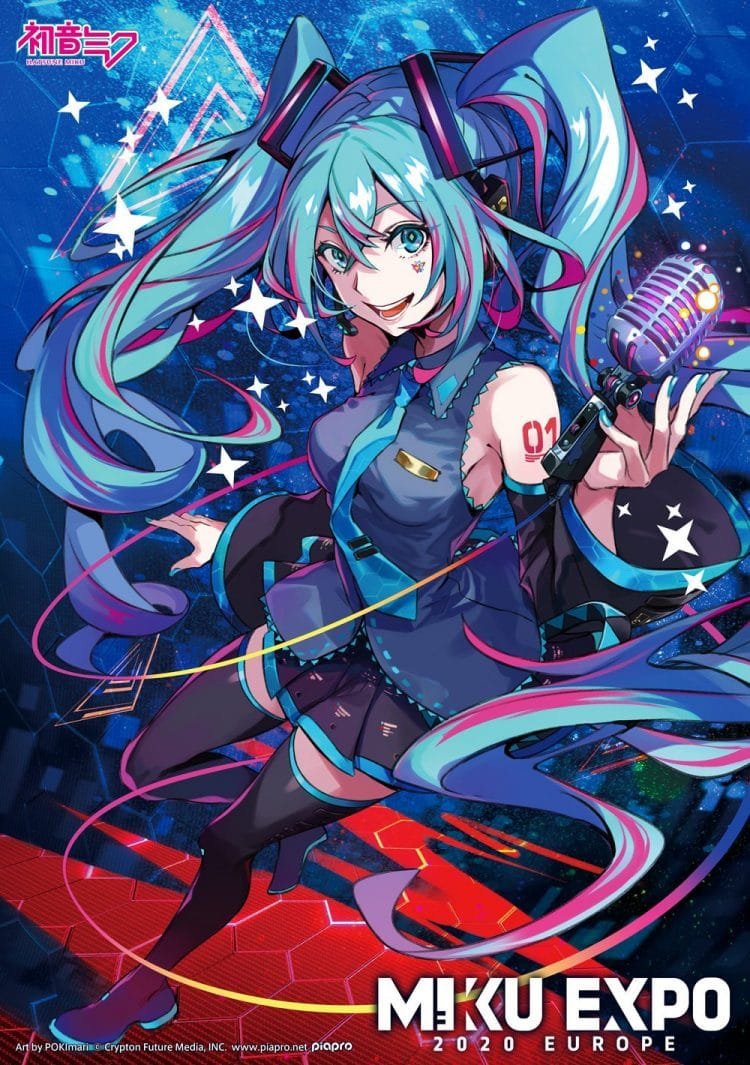 Official MIKU EXPO 2020 EUROPE main visual. Art by POKImari |© Crypton Future Media, INC. www.piapro.net