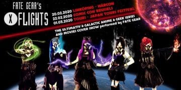 FATE GEAR transformeert in X-FLIGHTS op NärCon, Comic Con Brussels en Japan Tours Festival tijdens Europese Tour 2020