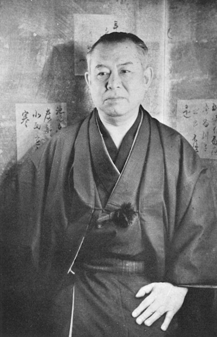 Jun’ichi Tanizaki in 1951. From the Japanese book "Showa Literature Series: Vol.31 (February 1954 issue)" published by Kadokawa Shoten.
