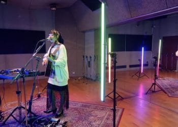 Anna Takeuchi invites you to the studio for a performance of the song SUNKISSed GIRL