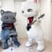 Buinyasu and Yaminyasu: the two cat mascots who love Visual Kei