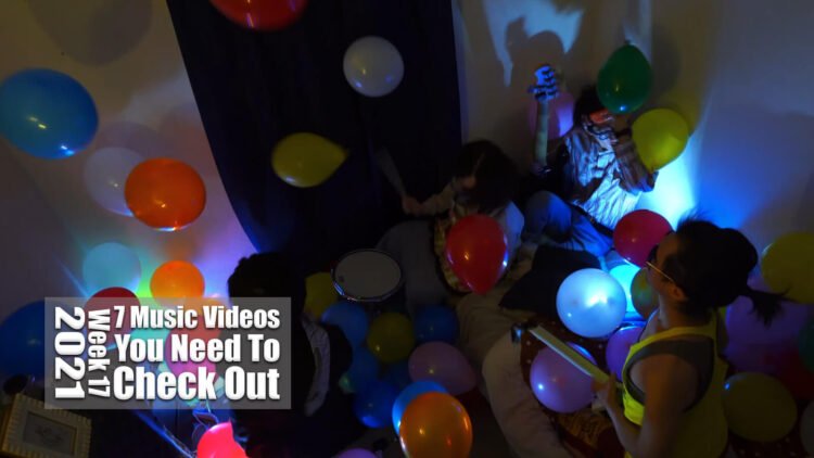 Still from the music video "Darling" by the band francis'