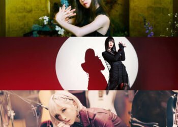 Collage of the performing artists at SACRA MUSIC FES. @ AnimagiC 2022. The performing artists are Aimer, ASCA and ReoNA. ©SACRA MUSIC