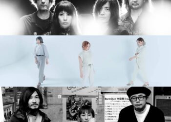 Collage of band photos from the bands MONO, Paranoid Void and MASS OF THE FERMENTING DREGS