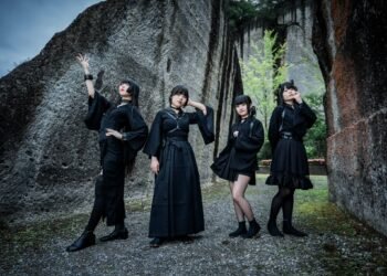 The four members of ultra-dark idol unit NECRONOMIDOL © NECRONOMIDOL