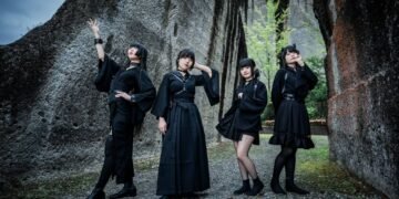 The four members of ultra-dark idol unit NECRONOMIDOL © NECRONOMIDOL