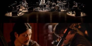 © GOAT / KAKUHAN

Collage of two photos. The top photo is GOAT during a performance, the below photo is KAKUHAN during a performance.