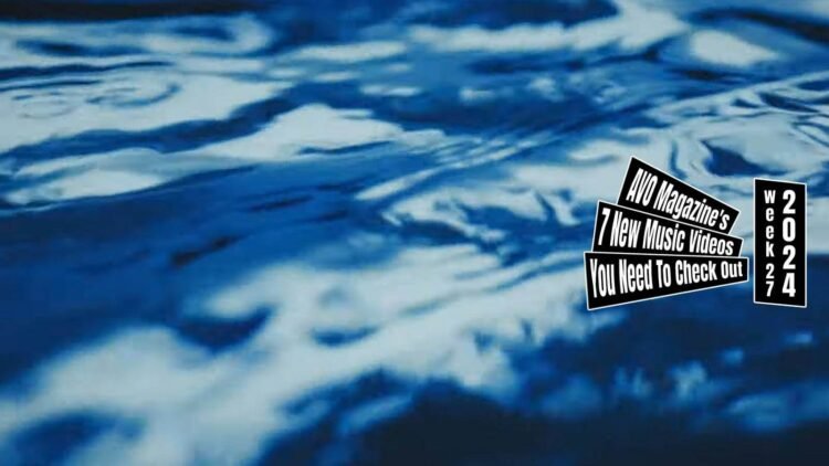 Still from Bunsui Miyoshi's music video for the song "Now There". The still contains water from the sea dancing and swaying rhythmically in front of the camera. The video is directed by Kouta Ogawa, producer is Shuntaro Kono and editor is Dai Ichizuka.