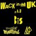 WACK in the UK Vol.  3 flyer in black with yellow text.