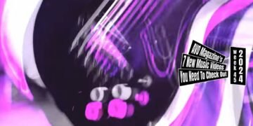 Still from CozyLand's music video for the song "Warltz", which is directed by Miyaryo. Lighting director: Andy(And film) and cinematographer: Mizuki Tsuji. The still focuses on one the guitar that gets played, but with an effect where several frames are overlapping that creates a sort of delay (probably RGB split), which gives a bit of a psychedelic effect. The still is not in focus to show an insight of the movement in the music video.